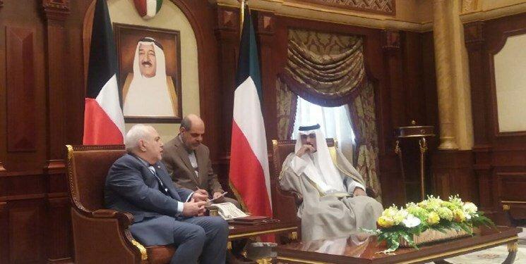 دیدار ظریف و ولی عهد کویت ، ما و شما در این منطقه ماندنی هستیم و بیگانگان رفتنی اند