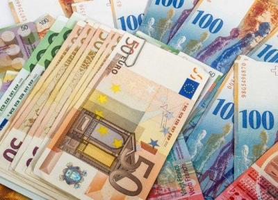 کاهش قیمت 15 ارز، افزایش قیمت یورو و پوند