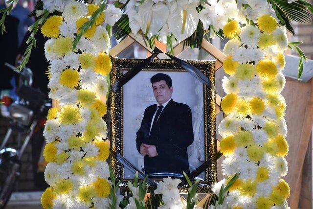 خاکسپاری محیط بان فقید پارک بمو در دزفول خاکسپاری محیط بان فقید پارک بمو در دزفول