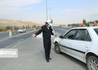 خبرنگاران اعمال محدودیت های ویژه ترافیکی مقابله با کرونا در همدان